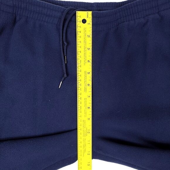 Polo Ralph Lauren Sweatpants Mens Large Blue Fleece Drawstring Zip Leg Openings - Picture 4 of 7